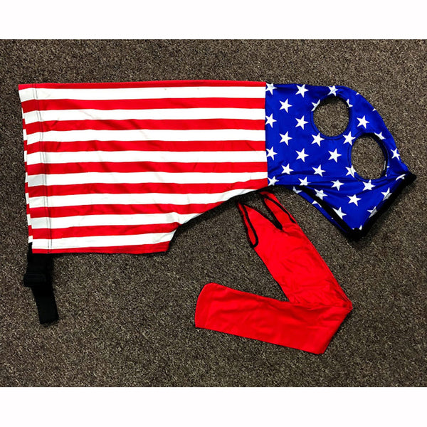 Spandex Full Horse Print Hoods - Full Zippered