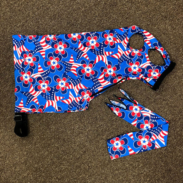 Spandex Full Horse Print Hoods - Full Zippered