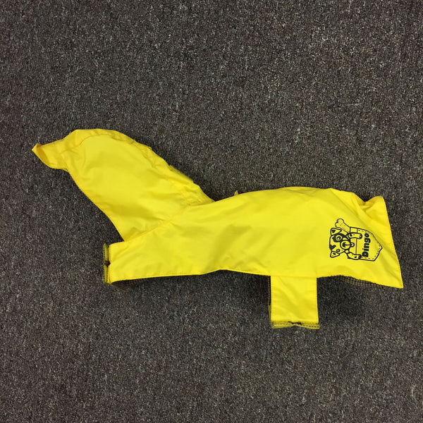 2895 Outback Dingo Pack-A-Roo Dog Hooded Rain Coat Yellow