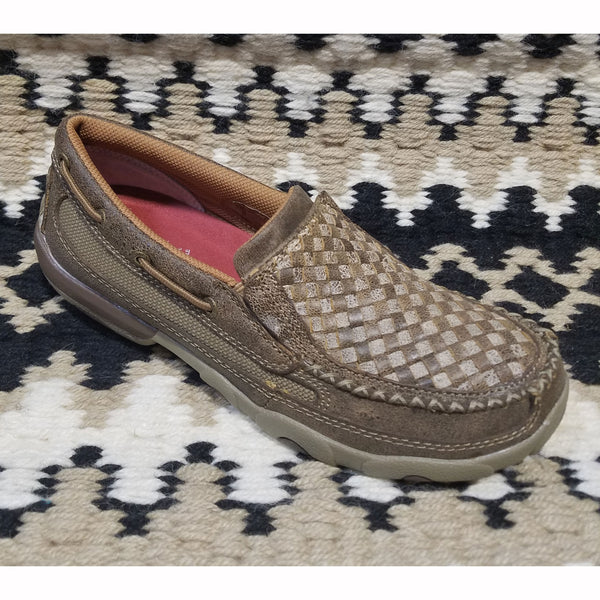 SMUWDMS7 Twisted X Limited Edition Basket Weave Driving Moc
