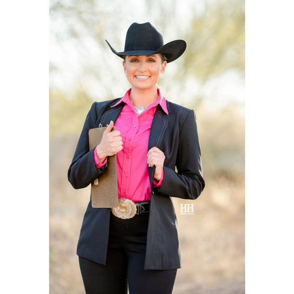 1860-001 Hobby Horse Ladies Meg Blazer Jacket Black