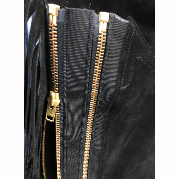 Wire Horse HH Chap Zipper Insert - Black Adds 2 Inches to your chaps