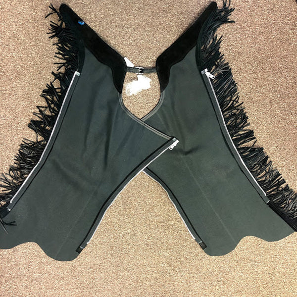 Wire Horse OT Chap Zipper Insert - Black Add 2 Inches to your Chaps