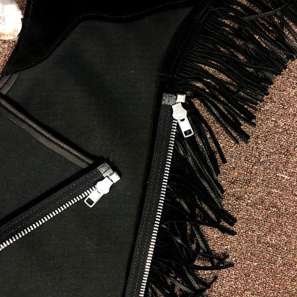 Wire Horse OT Chap Zipper Insert - Black Add 2 Inches to your Chaps