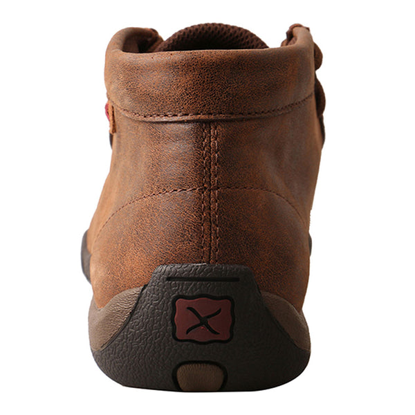 WDM0081 Twisted X Women’s Driving Moccasins – Brown/Tooled Flowers