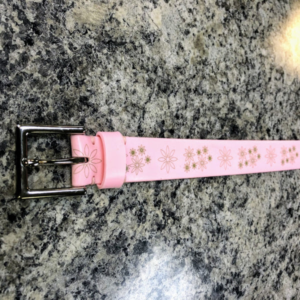 4607300 Girl's Gem Dandy John Deere Pink Silicone Belt