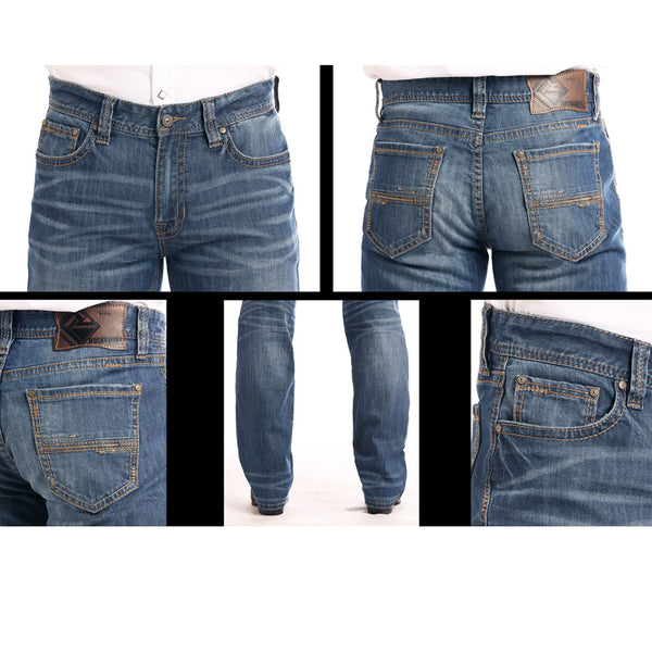 M0S2347 Rock & Roll Denim Men's Double Barrel Reflex Straight Leg Jeans