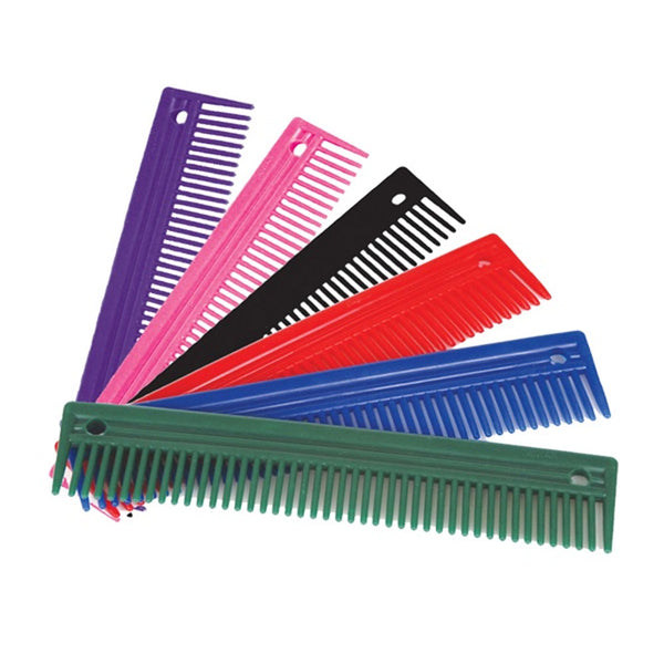 24403 9 Inch Mane & Tail Comb Colorful Plastic