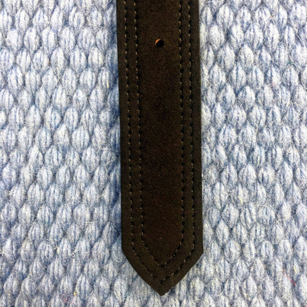 Wire Horse Women's or Youth Ultrasuede Black Western Show Belt - 1.25 Inch