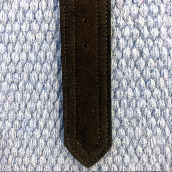 Wire Horse Women's Ultrasuede Black Western Show Belt - 1.5 Inch