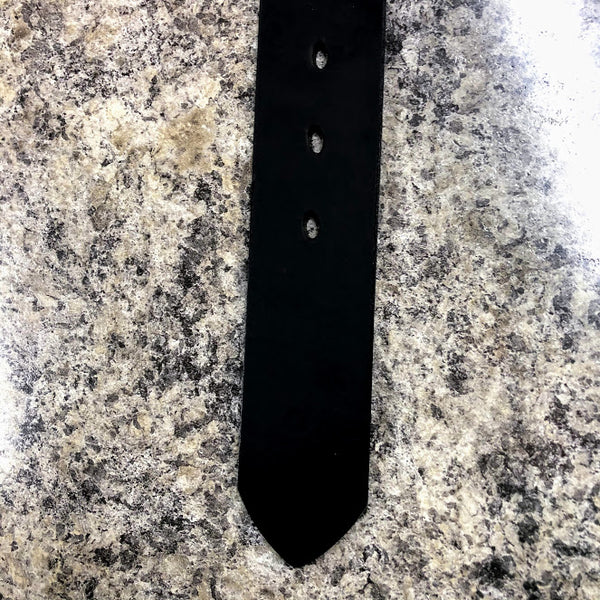 Wire Horse Men's Genuine Leather Plain Belt - Black or Brown