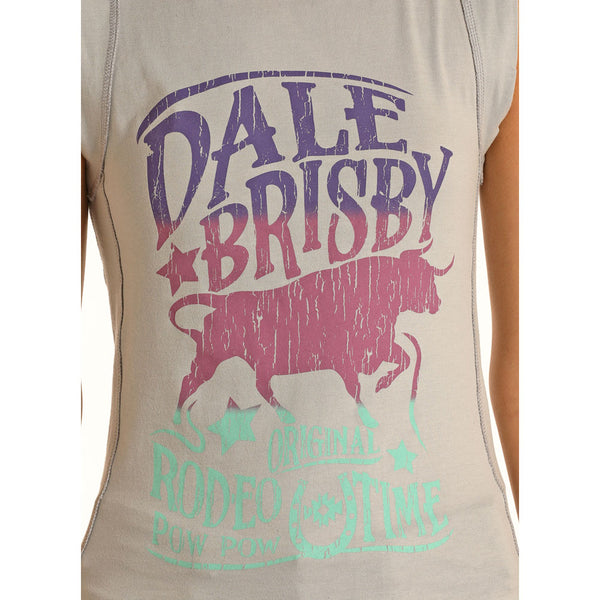 49-5196 Rock & Roll Cowgirl Dale Brisby Juniors Tank Top Rodeo Time