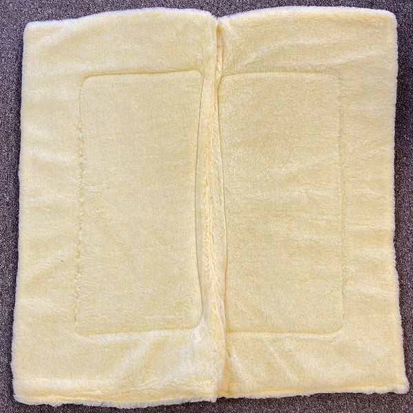 24605 Reinsman Square Contoured Saddle Pad 32x32 Fleece Bottom