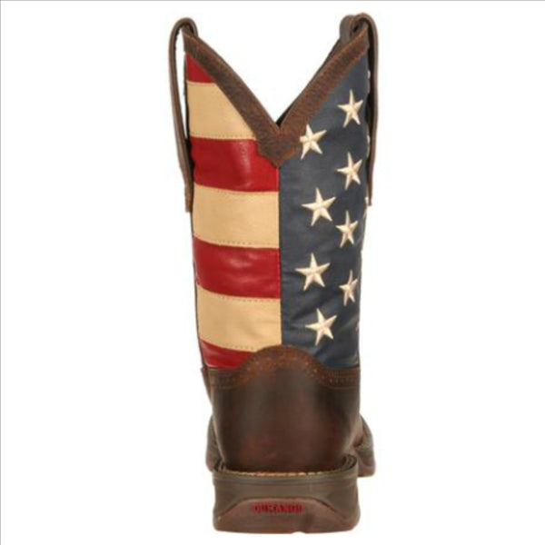 DBT0159 Durango Little Kids' Flag Western Boot