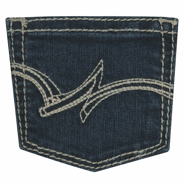 09MWGER Wrangler Girls Boot Cut Jean With Embroidered Pocket