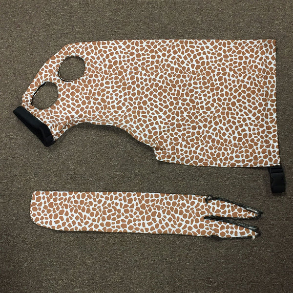 Spandex Full Horse Print Hoods - Full Zippered