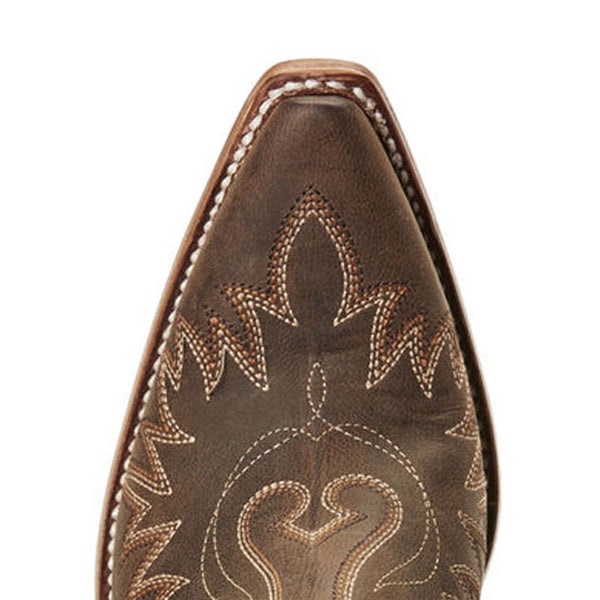 10027282 Ariat Women's Dixon Short Western Boot Weathered Brown