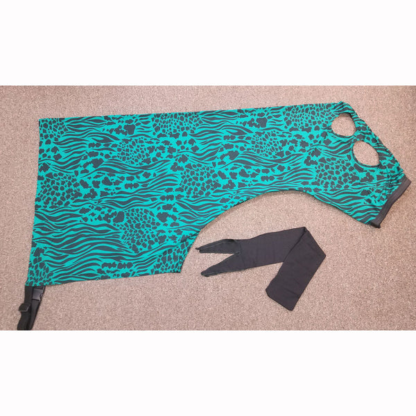 Spandex Full Horse Print Hoods - Full Zippered