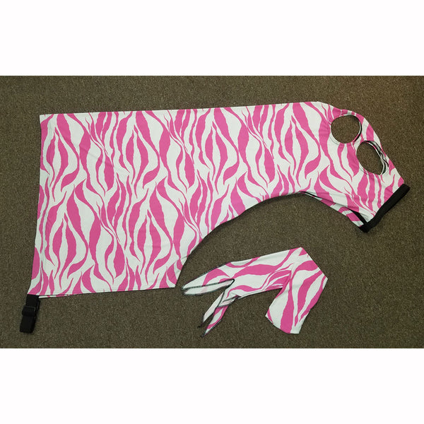 Spandex Full Horse Print Hoods - Full Zippered
