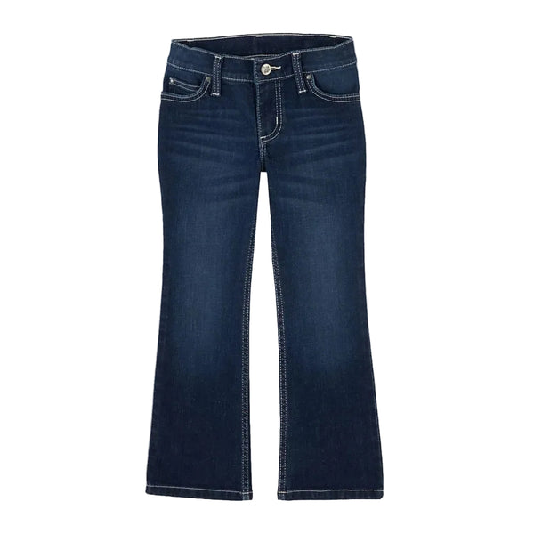 09MWGNL Wrangler Girl's Premium Patch Boot Cut Jeans - Lacie