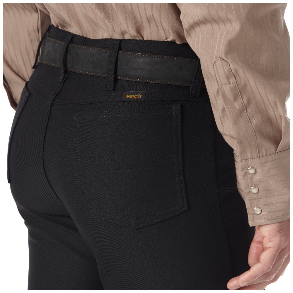 00082BK Wrangler Men's Wrancher Polyester Twill Dress Jean - Black | The Wire Horse 00082BK Wrangler Men's Wrancher Polyester Twill Dress Jean - Black | The Wire Horse