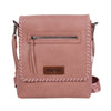 WRS-1014PK Wrangler Concealed Carry Crossbody Purse Bag - Pink