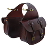 0123 Tucker Traditional Leather Saddle Bag - Leather