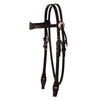 0269-1101 Circle Y Julie Goodnight Leaf Browband Headstall - Walnut