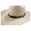 0281502 Twister Hatband Laser Cut Paisley - Brown