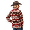 03-098-0250-6197 Roper Women's Polar Fleece 1/4 Zip Pullover - Aztec