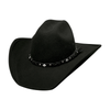 0601 Bullhide Hats Country Heritage Felt Western Cowboy Hat - Black