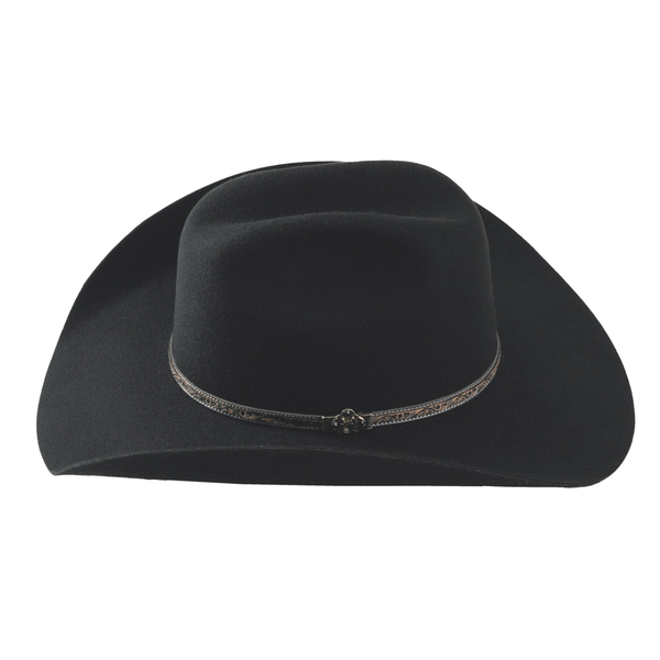 0870 Bullhide Hats Life With You 4X Felt Western Hat - Black