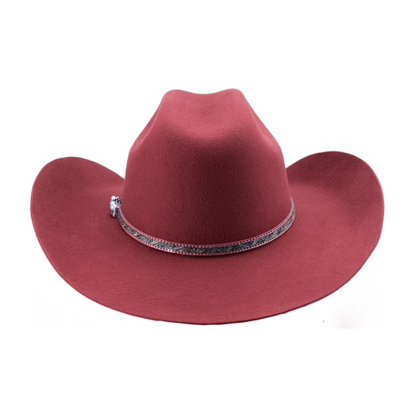 0870 Bullhide Hats Life With You 4X Felt Western Hat - Carmine