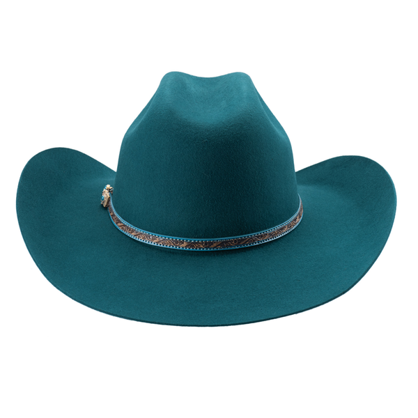 0870 Bullhide Hats Life With You 4X Felt Western Hat - Turquoise