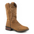 09-018-0911-1200 Roper Children's Crazy Horse Brown Square Toe Cowboy Boots