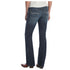09MWZDO Wrangler Women's Mae Mid Rise Boot Cut Jean - Dark Blue