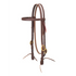 10-0500 Weaver Leather Working Tack Doubled and Stitched Browband Headstall w/Tie Ends