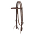 10-0506 Weaver Leather Working Tack Doubled and Stitched Browband Headstall w/Tie Ends
