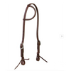 10-0508 Weaver Working Tack Single-Ply Sliding Ear 5/8" Headstall with Tie Ends