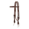 10-0611 Weaver Leather Working Tack Chevron Hardware Straight Browband Headstall