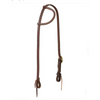 10-0721 Weaver Working Tack Single-Ply One Buckle Sliding Ear Headstalls with Tie Ends