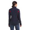 10019208 Ariat Women's Logo Team Softshell Jacket - Navy / Red