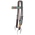 1002-10-SC Circle Y Rising Sunflower Browband Headstall