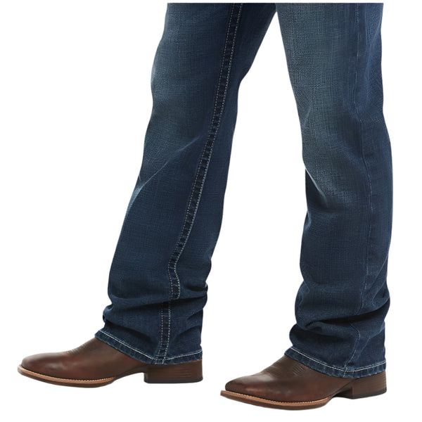 10021767 Ariat Men's M4 Low Rise Relaxed Bootcut Adkins Jean - Turnout Wash