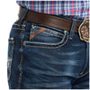 10021767 Ariat Men's M4 Low Rise Relaxed Bootcut Adkins Jean - Turnout Wash