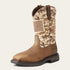 10023100 Ariat Men's WorkHog Patriot Work Boot - Earth/Sand Camo Print- 7.5 D