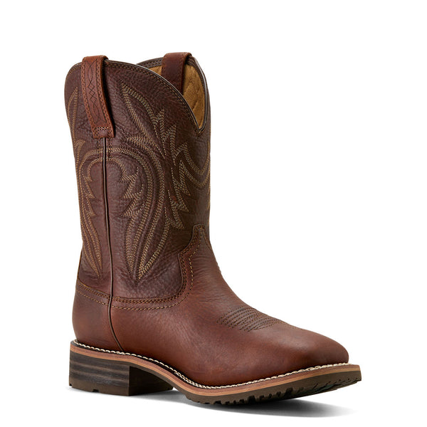 10025098 Ariat Men's Hybrid Rancher Waterproof Insulated Wide Square Toe Cowboy Boot - Sunshine
