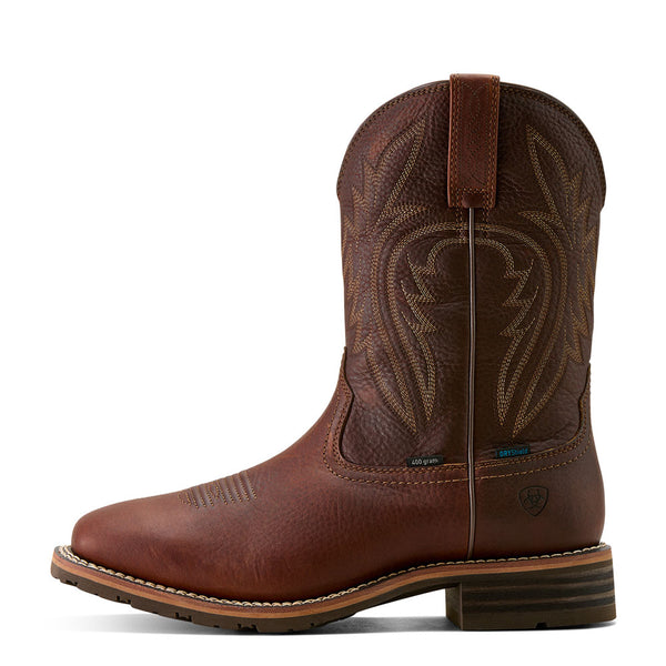 10025098 Ariat Men's Hybrid Rancher Waterproof Insulated Wide Square Toe Cowboy Boot - Sunshine