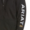 10027833 Ariat Men's Rebar All-Weather Full Zip Hoodie - Black