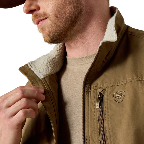 10028416 Ariat Men's Grizzly Canvas Insulated Concealed Carry Vest - Cub